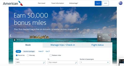 american airlines site officiel.
